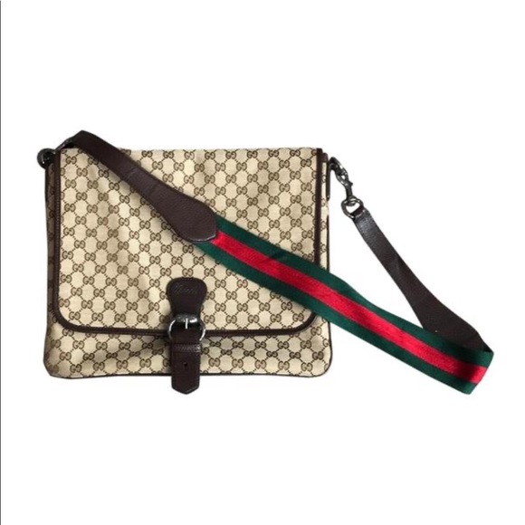 Authentic GUCCI messenger bag - Large / Unisex - Picture 1 of 14